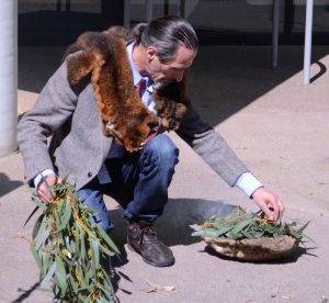 Aboriginal smoke ceremony at North Richmond Community Health (NRCH)