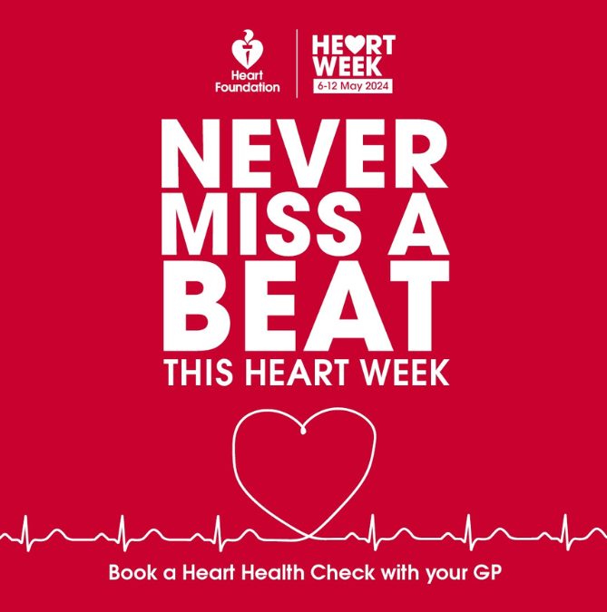 Never miss a beat this Heart Week (6 – 12 May)!