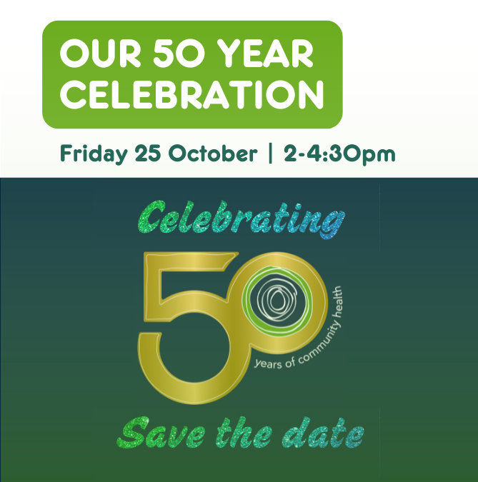 Celebrating 50 years – save the date