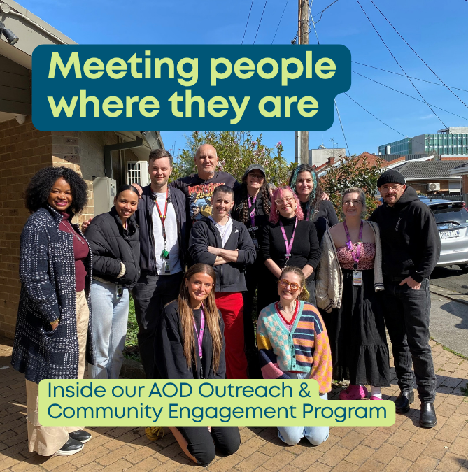 Meeting people where they are: Inside our AOD Outreach and Community Engagement Program